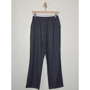 Pendleton Womens Petite 4 Virgin Wool Plaid Pleated Trousers Pants Vintage 90s